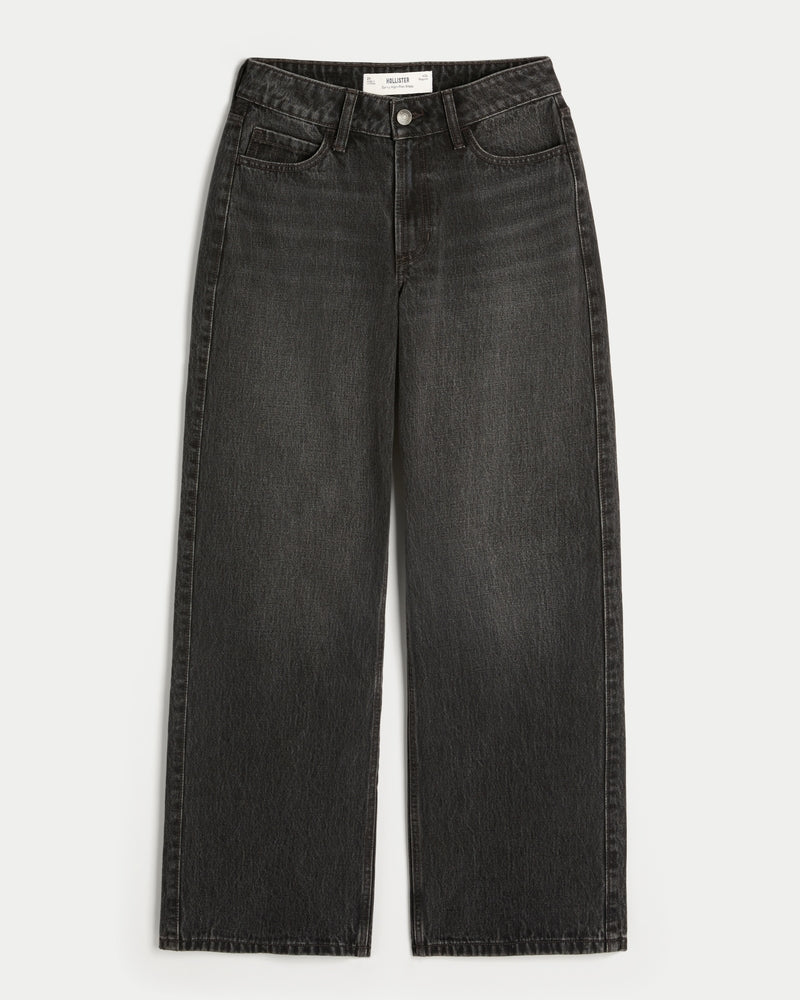 Hollister - Curvy High-Rise Baggy Jeans - Brandatak Store
