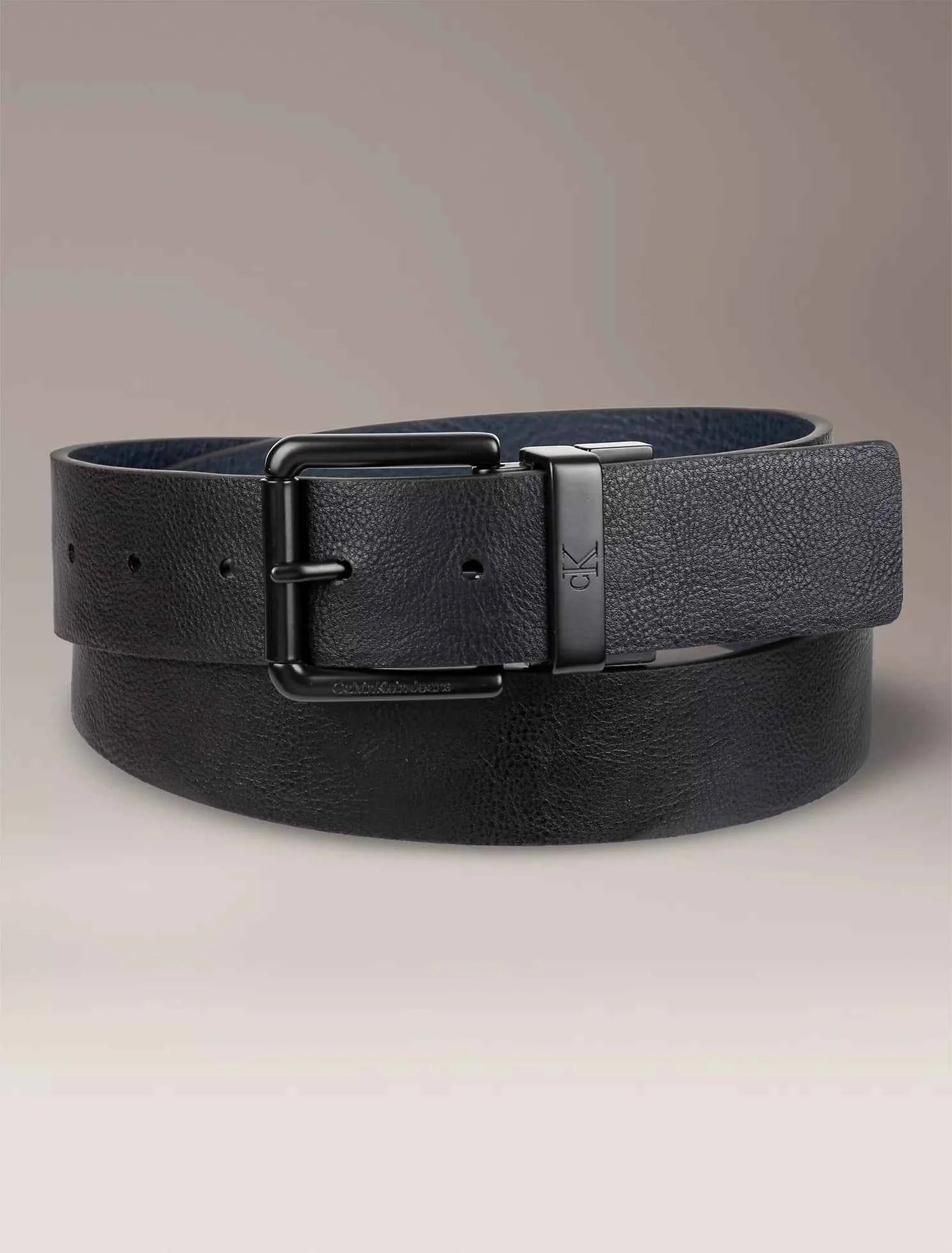 Calvin Klein - Pebbled Leather Reversible Belt