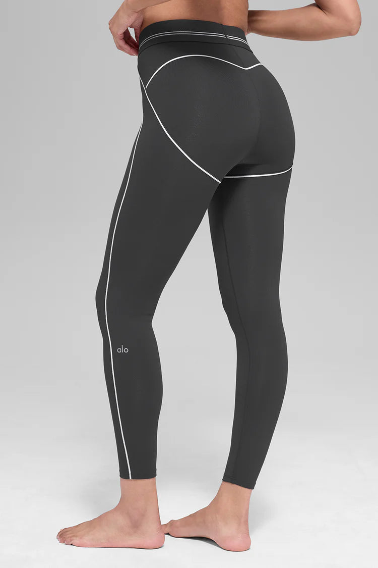 Alo Yoga - Airbrush High-Waist 7/8 Heart Throb Legging