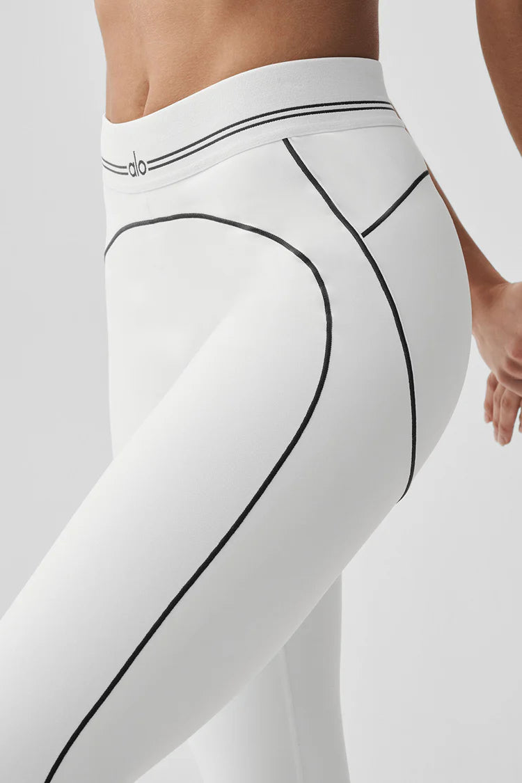 Alo Yoga - Airbrush High-Waist 7/8 Heart Throb Legging
