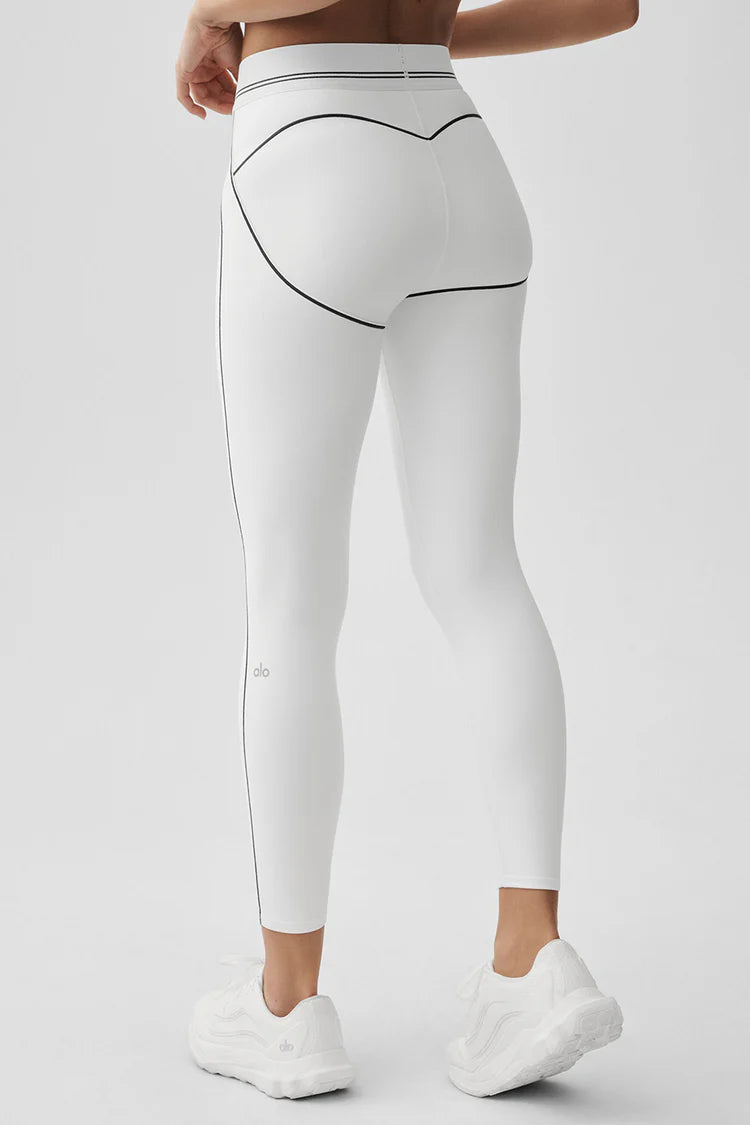 Alo Yoga - Airbrush High-Waist 7/8 Heart Throb Legging