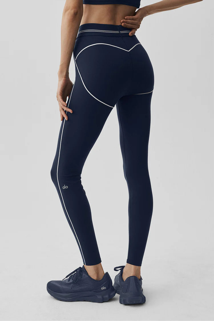 Alo Yoga - Airbrush High-Waist 7/8 Heart Throb Legging