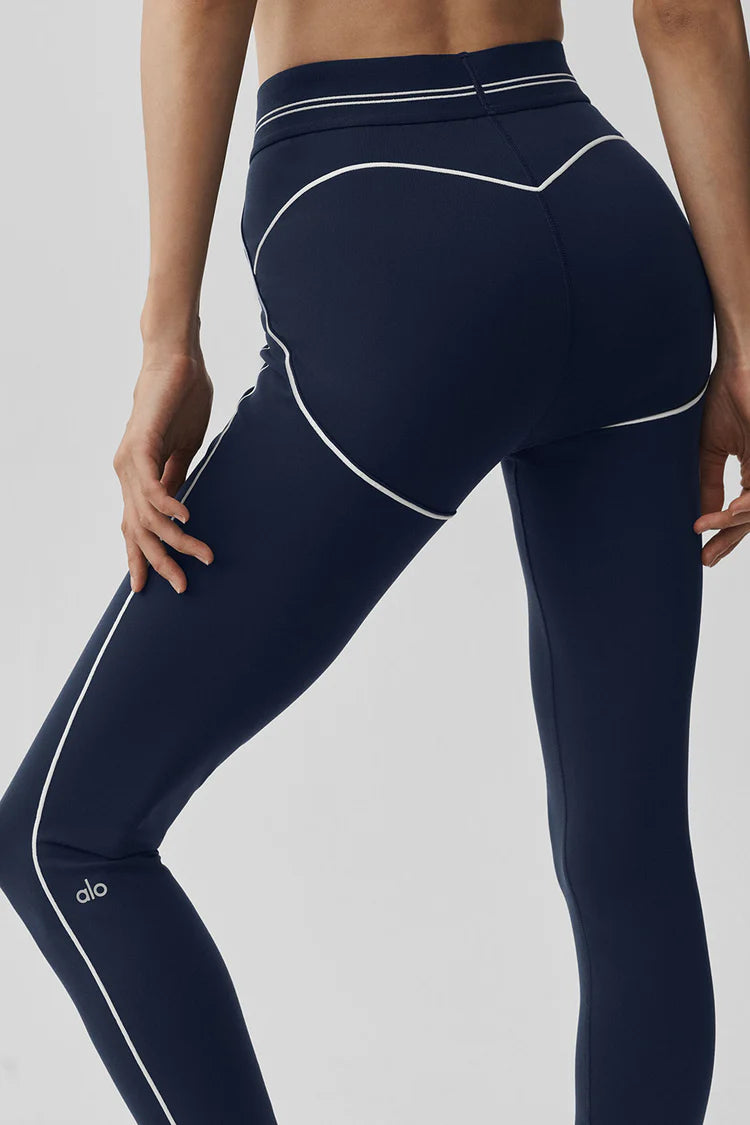 Alo Yoga - Airbrush High-Waist 7/8 Heart Throb Legging