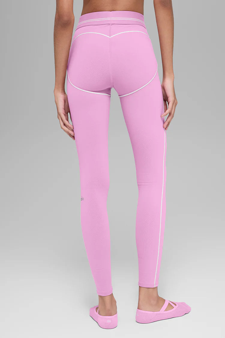 Alo Yoga - Airbrush High-Waist 7/8 Heart Throb Legging