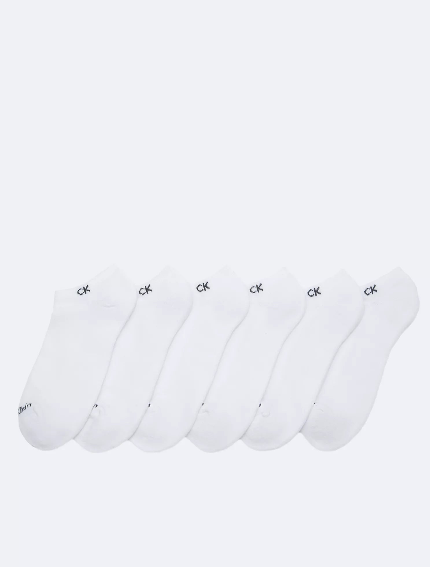Calvin Klein - Basic Cushion No Show 6-Pack Socks