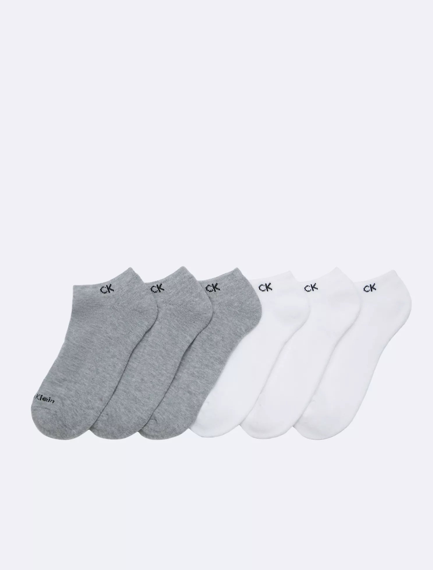 Calvin Klein - Basic Cushion No Show 6-Pack Socks