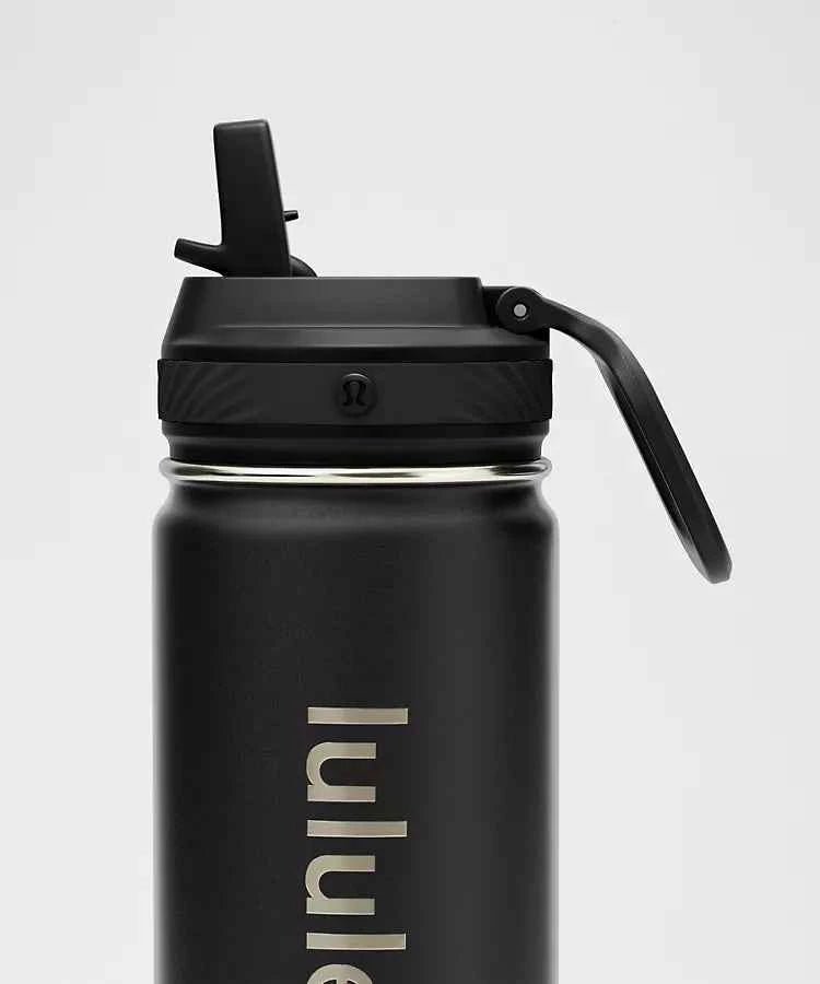 Lululemon - Back to Life Sport Bottle 18oz Straw Lid