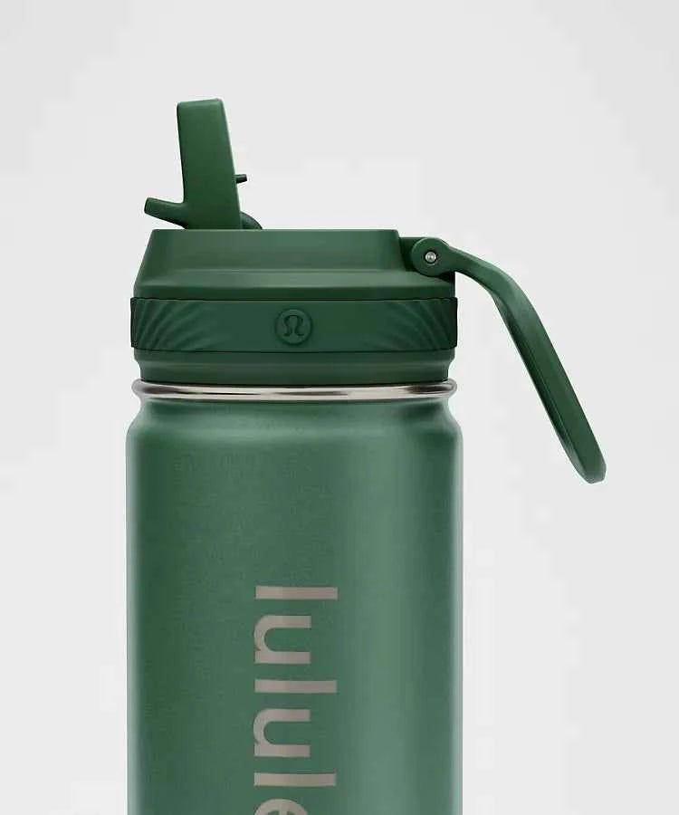 Lululemon - Back to Life Sport Bottle 18oz Straw Lid
