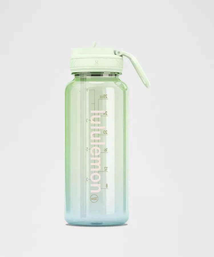 Lululemon - Back to Life Clear Bottle 32oz Straw Lid