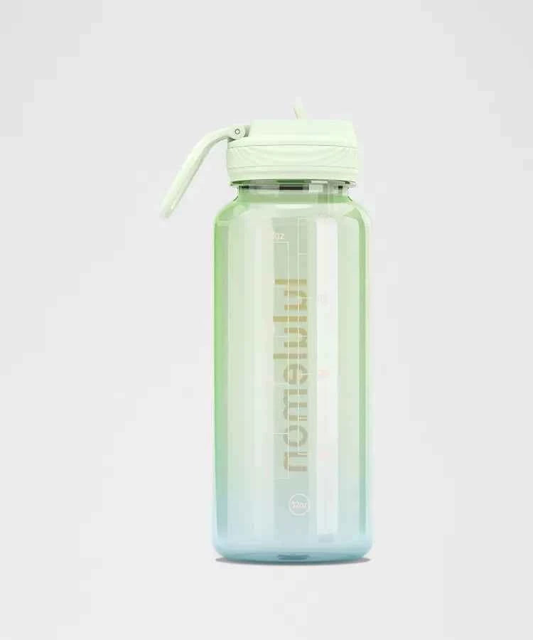 Lululemon - Back to Life Clear Bottle 32oz Straw Lid