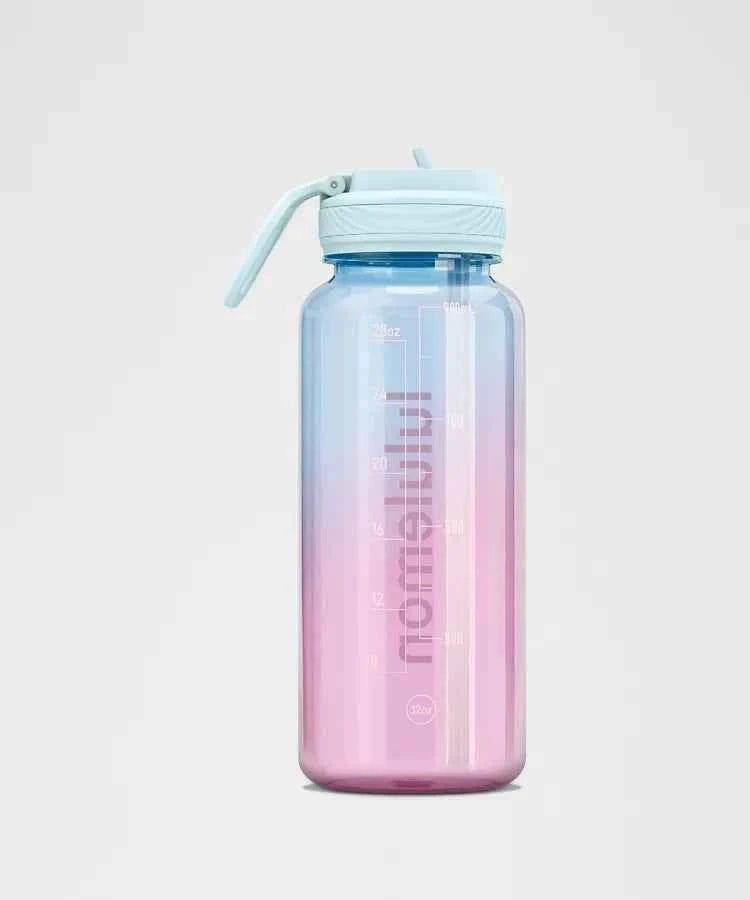 Lululemon - Back to Life Clear Bottle 32oz Straw Lid