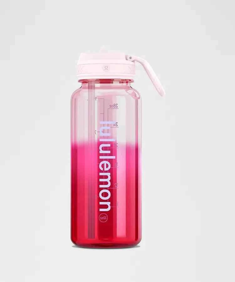 Lululemon - Back to Life Clear Bottle 32oz Straw Lid