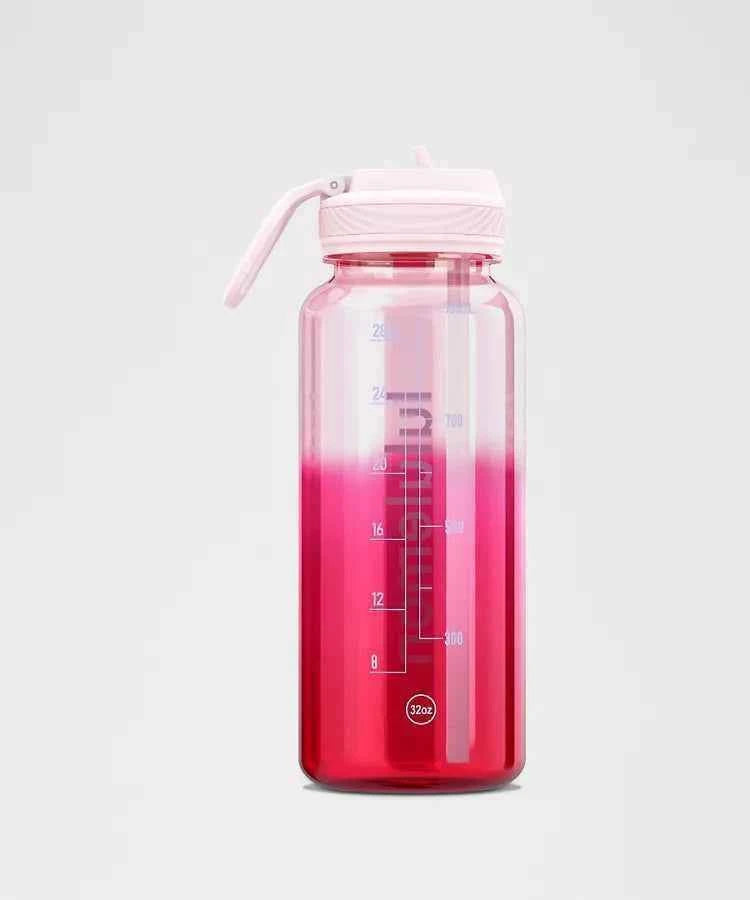 Lululemon - Back to Life Clear Bottle 32oz Straw Lid