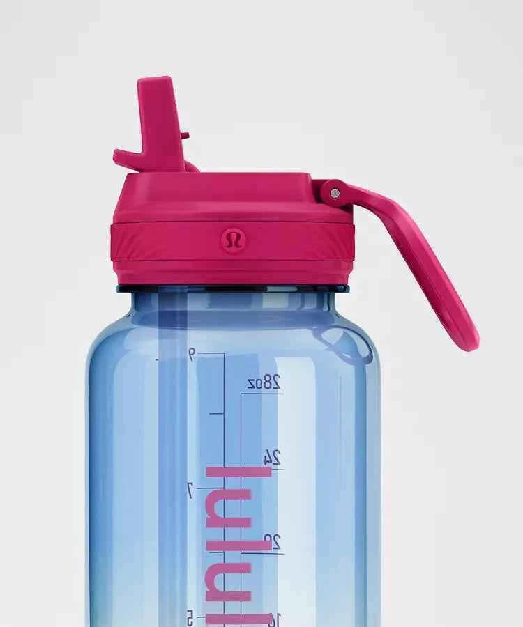 Lululemon - Back to Life Clear Bottle 32oz Straw Lid