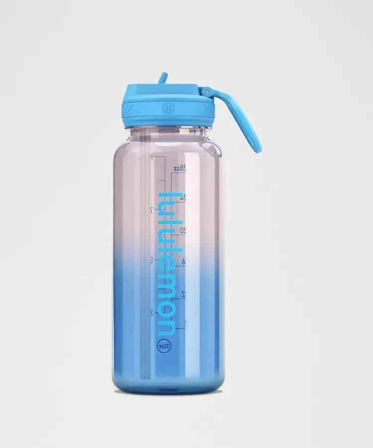 Lululemon - Back to Life Clear Bottle 32oz Straw Lid