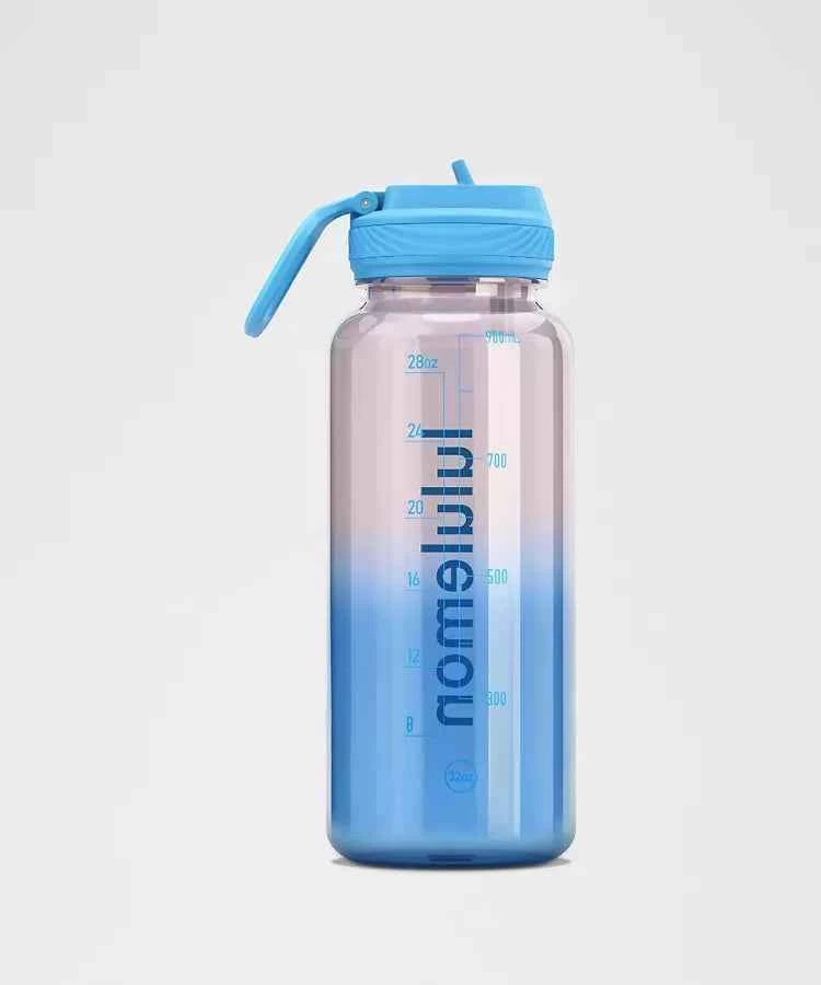 Lululemon - Back to Life Clear Bottle 32oz Straw Lid