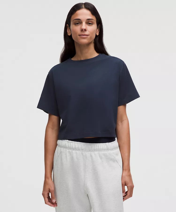 Lululemon - All Yours Organic Cotton Cropped T-Shirt
