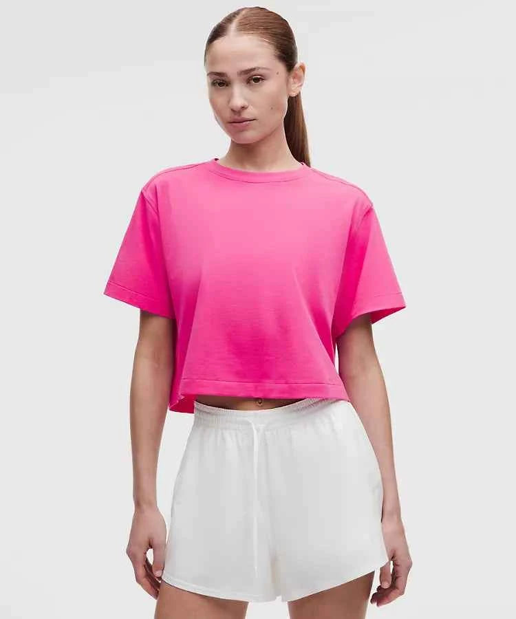 Lululemon - All Yours Organic Cotton Cropped T-Shirt