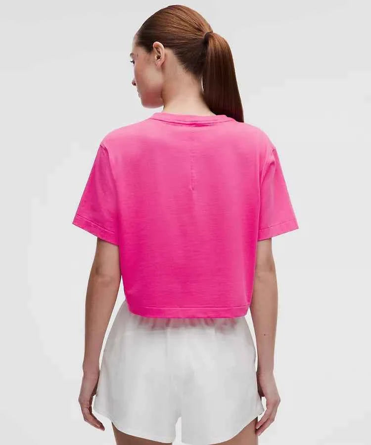 Lululemon - All Yours Organic Cotton Cropped T-Shirt