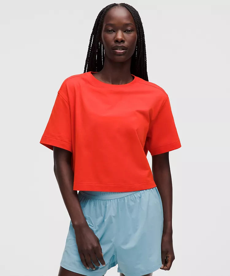 Lululemon - All Yours Organic Cotton Cropped T-Shirt