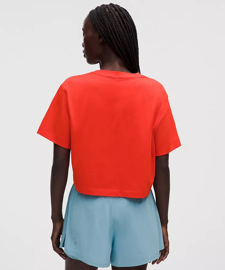 Lululemon - All Yours Organic Cotton Cropped T-Shirt