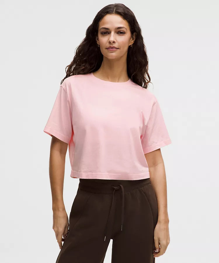 Lululemon - All Yours Organic Cotton Cropped T-Shirt