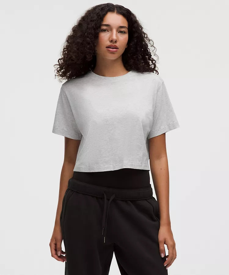 Lululemon - All Yours Organic Cotton Cropped T-Shirt