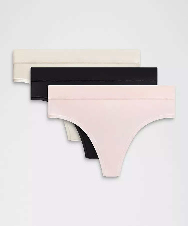 Lululemon - UnderEase High-Rise Thong Underwear 3 Pack