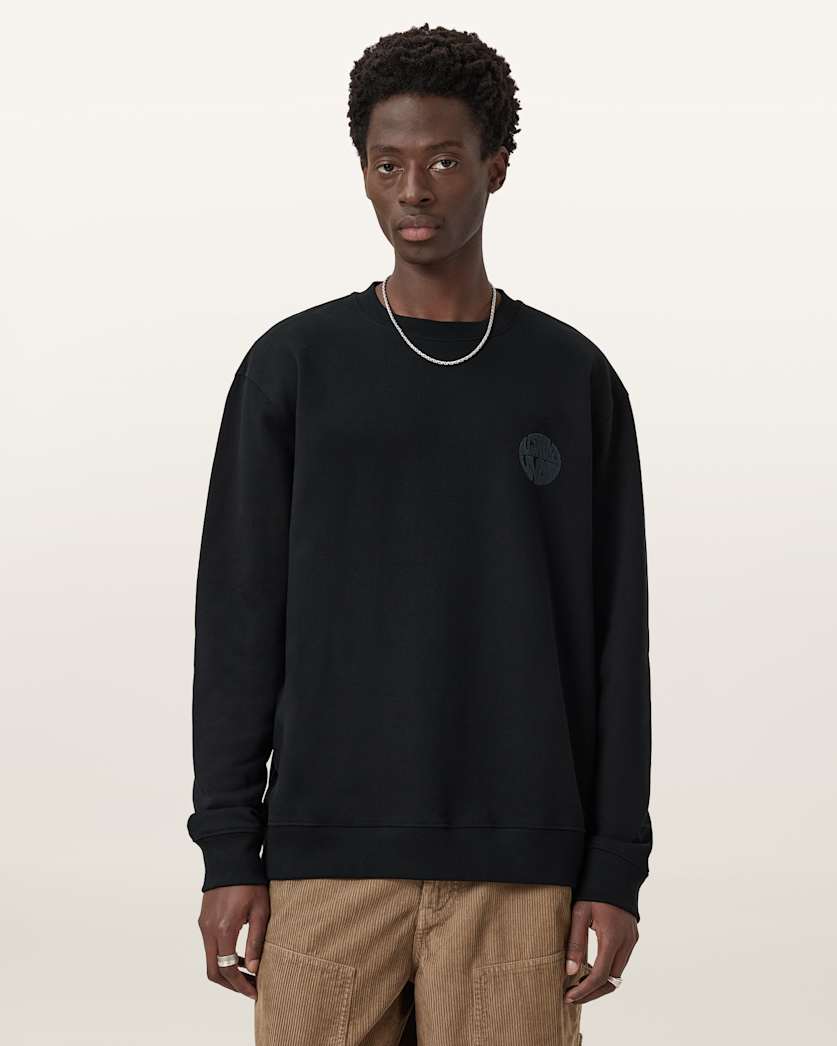 AllSaints - Waved Relaxed Fit Sweatshirt