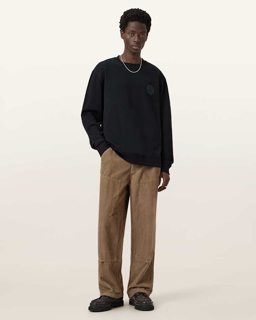 AllSaints - Waved Relaxed Fit Sweatshirt