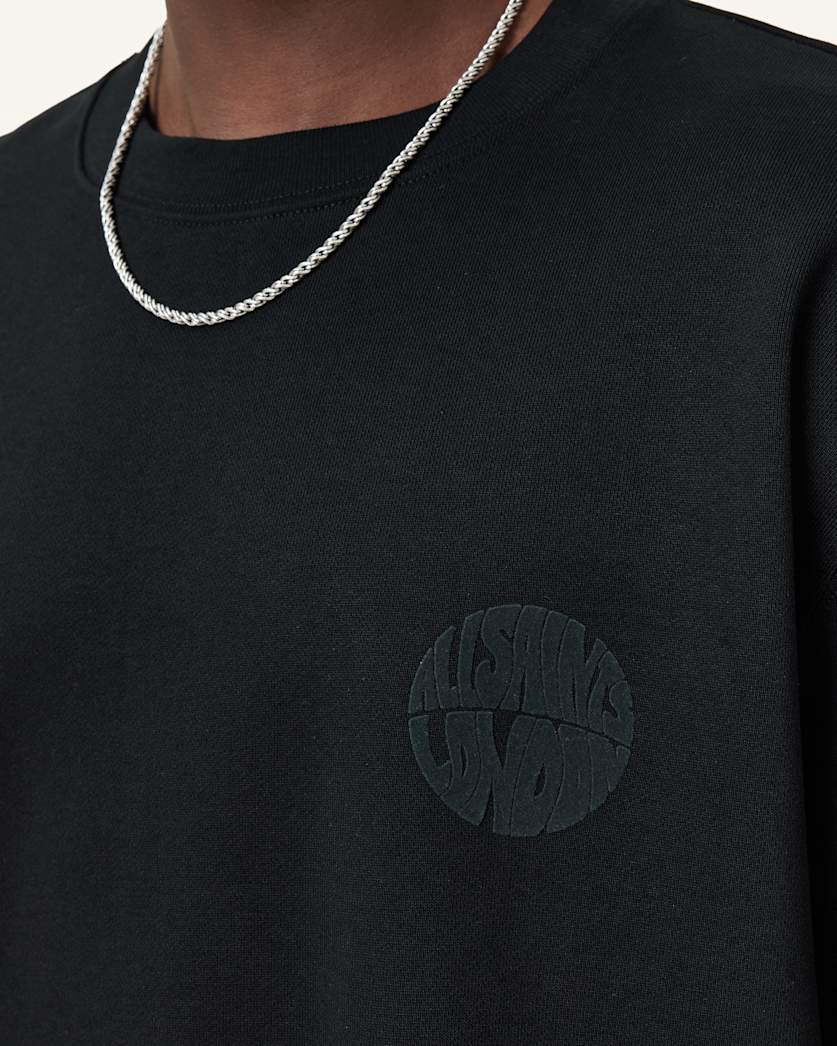 AllSaints - Waved Relaxed Fit Sweatshirt