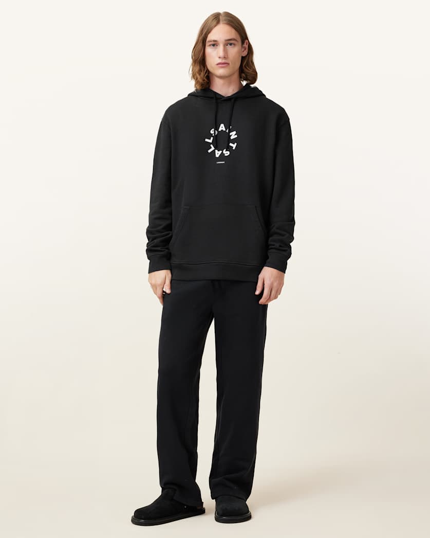 AllSaints - Tierra Pullover Circle Logo Hoodie