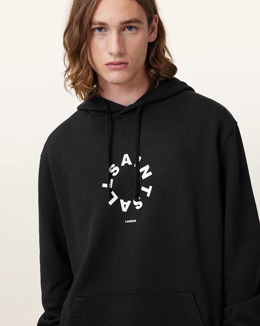 AllSaints - Tierra Pullover Circle Logo Hoodie