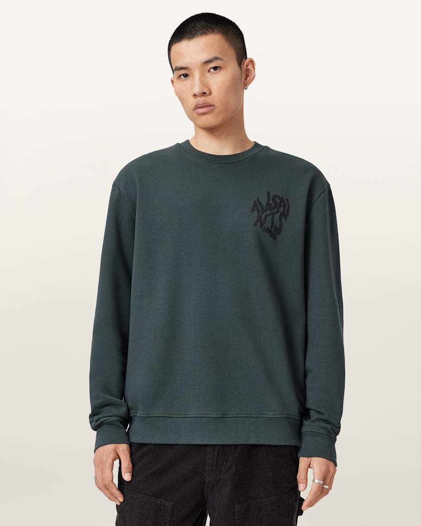 AllSaints - Orlando Oversized Crew Neck Sweatshirt
