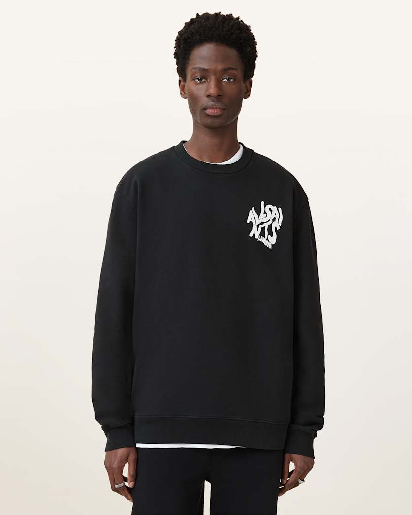 AllSaints - Orlando Oversized Crew Neck Sweatshirt