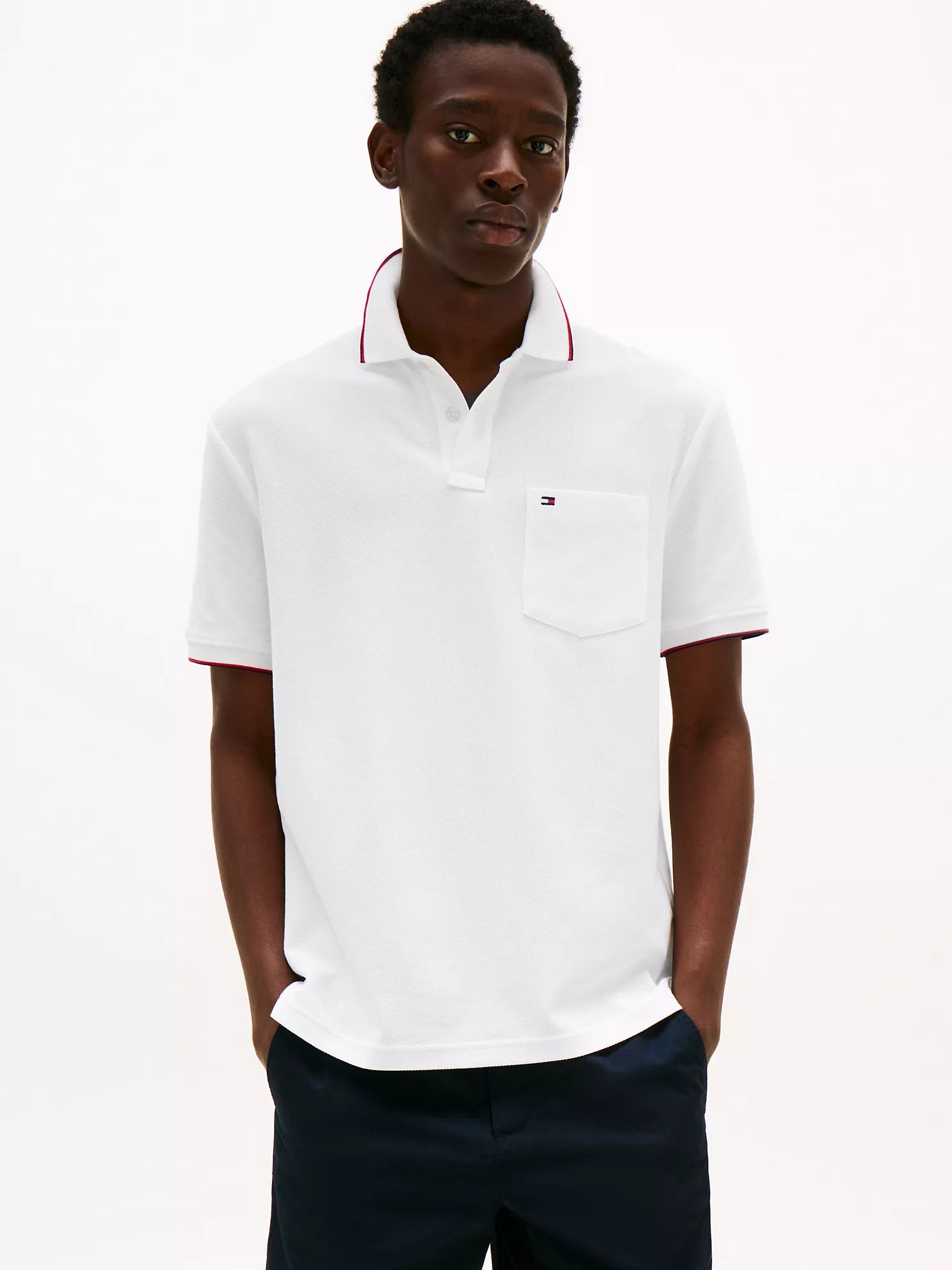 Tommy Hilfiger- Classic Fit Pocket Polo IMMEDIATE