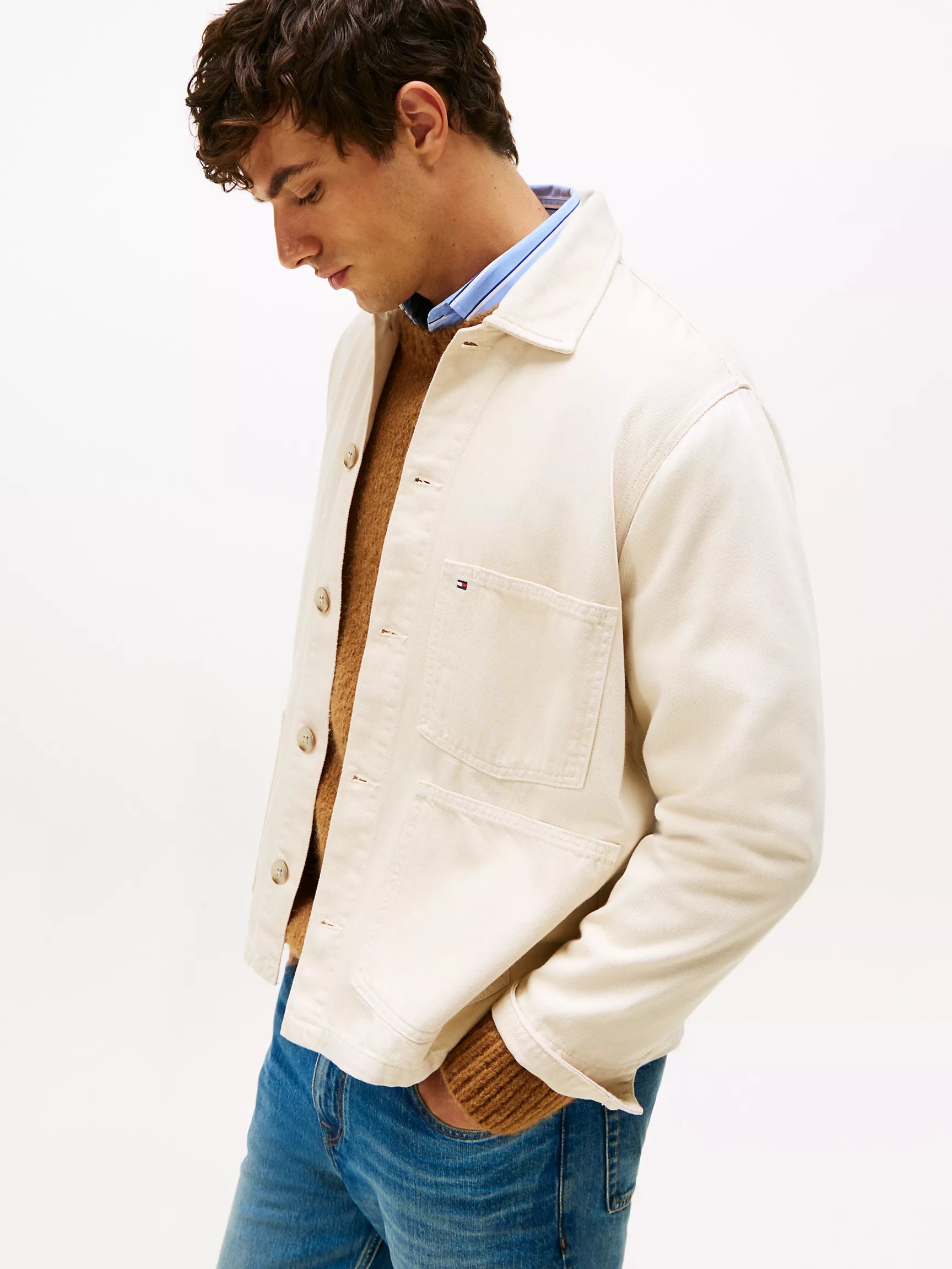 Tommy Hilfiger - Garment-Dyed Denim Chore Jacket