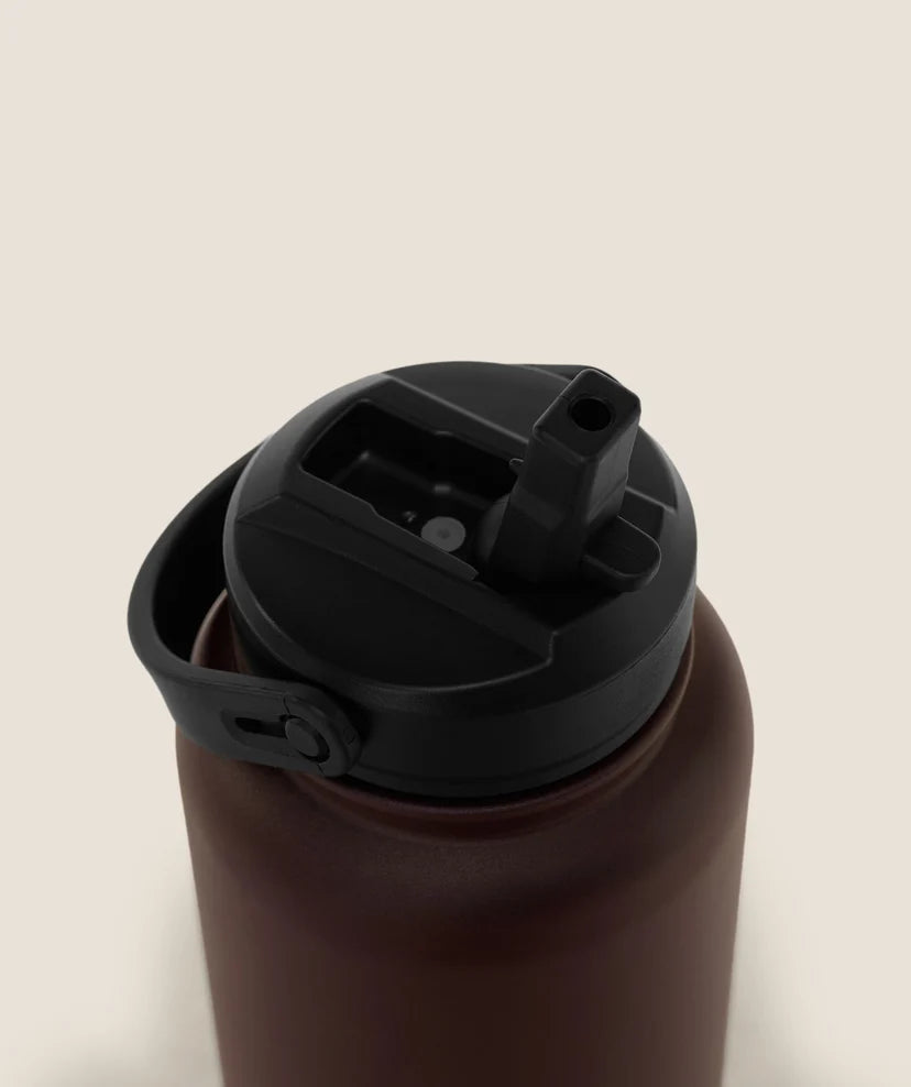 GYMSHARK - Metal Insulated Straw Bottle 1L