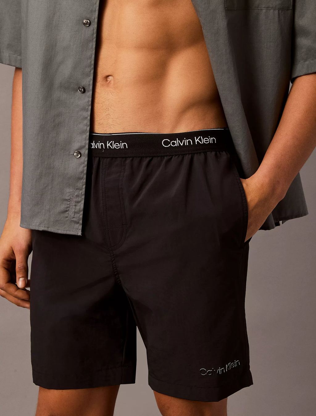 Logo Waistband Swim Shorts