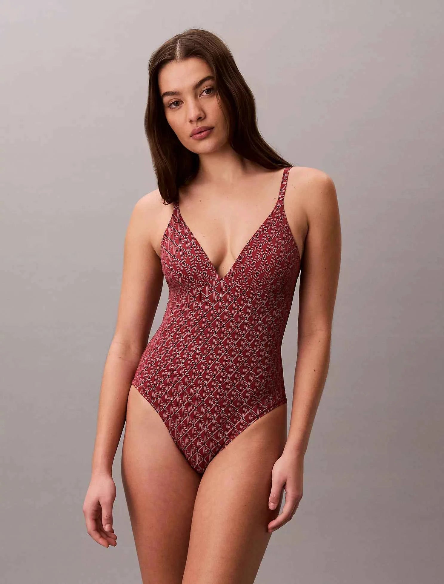 Calvin Klein - Modern Logo Swim One Piece