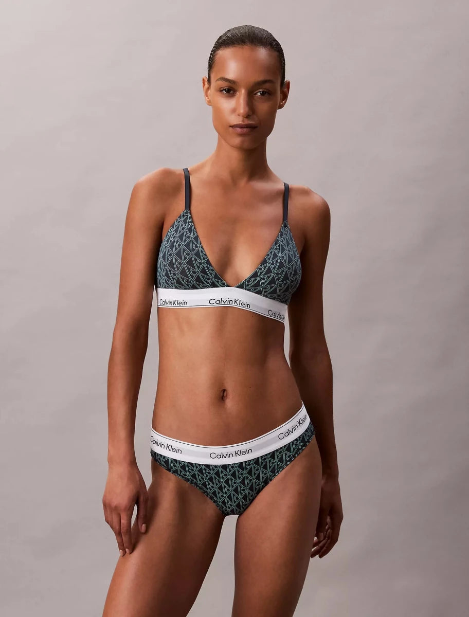 Calvin Klein - Icon Cotton Modal Lightly Lined Triangle Bralette - Brandatak Store