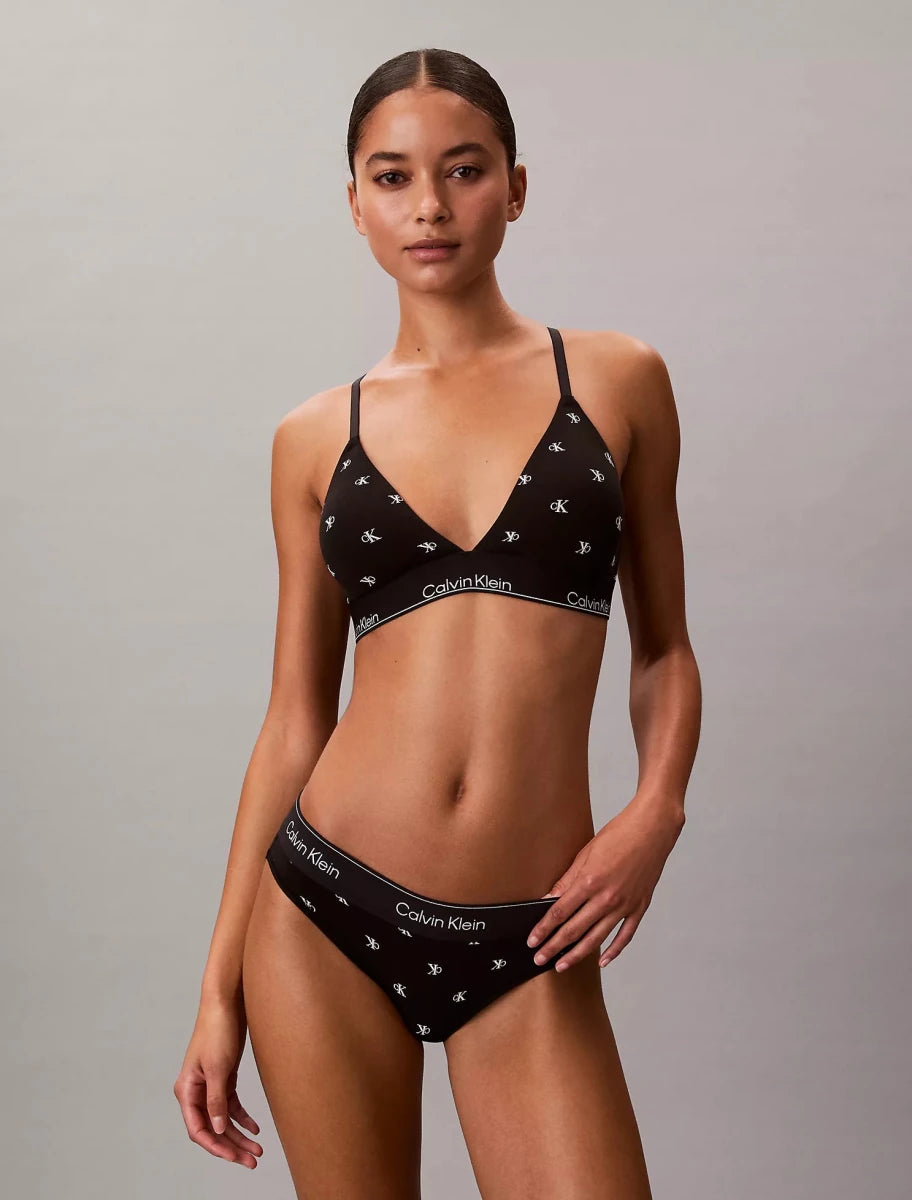 Calvin Klein - Icon Cotton Modal Lightly Lined Triangle Bralette - Brandatak Store