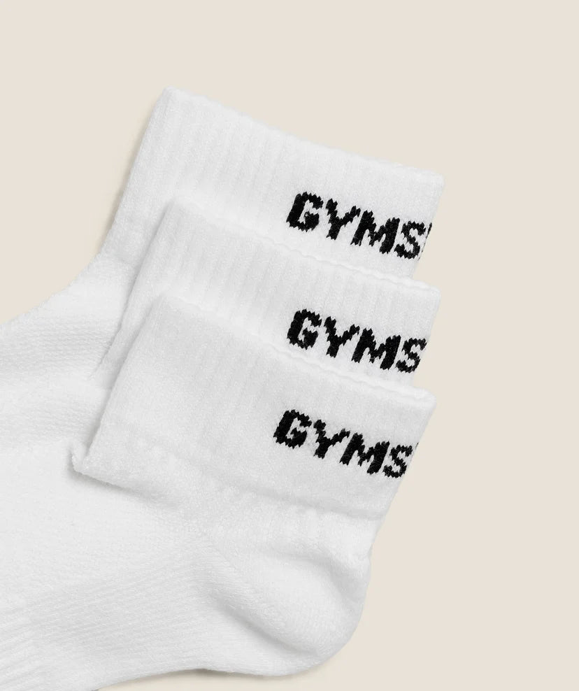 GYMSHARK - Quarter Sock 6pk