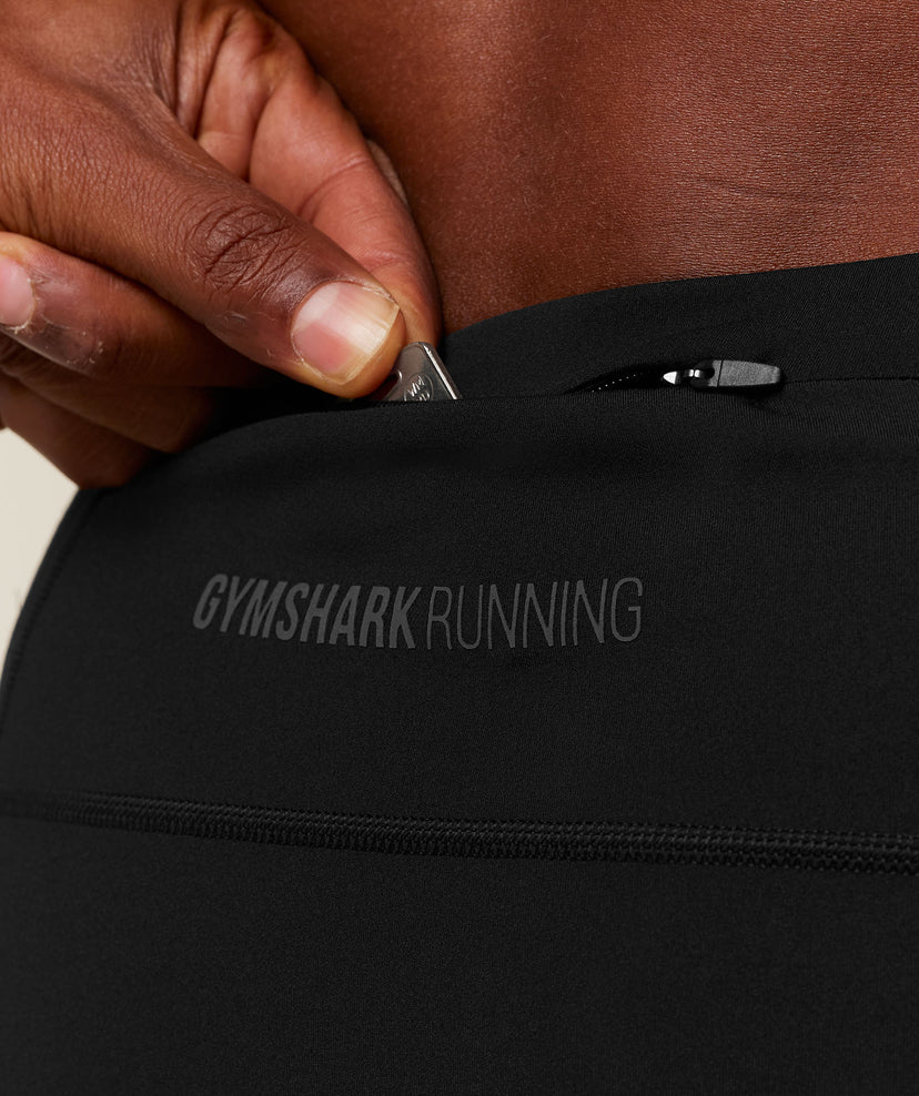 GYMSHARK - Running Elite 7 Pocket Half Tights