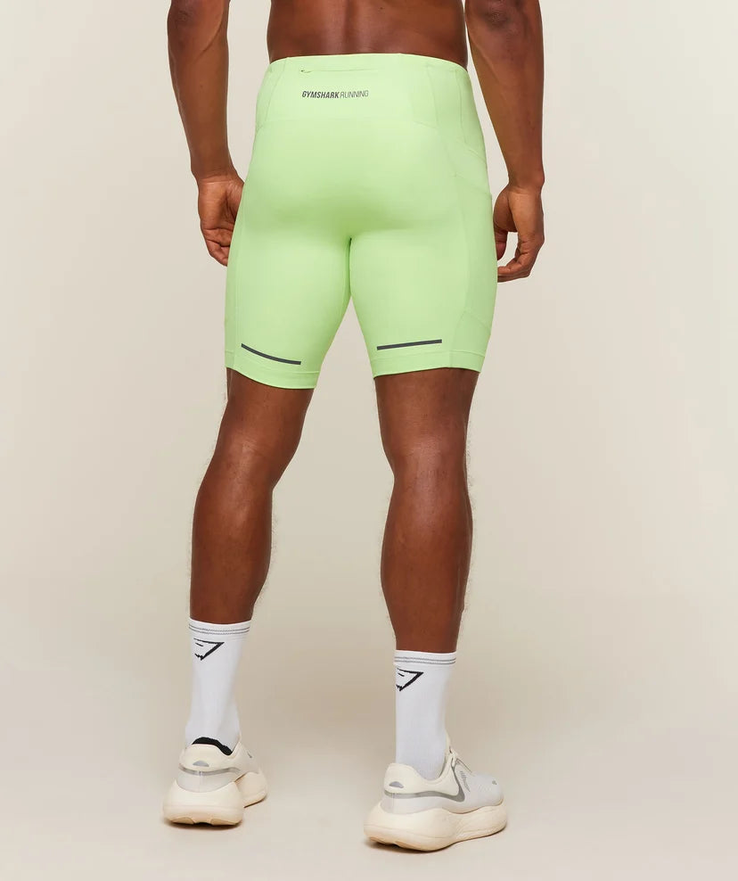GYMSHARK - Running Elite 7 Pocket Half Tights