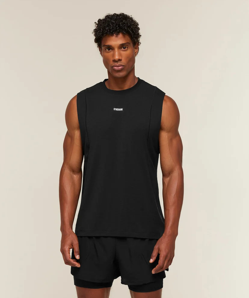 GYMSHARK - Running Boxy Tank