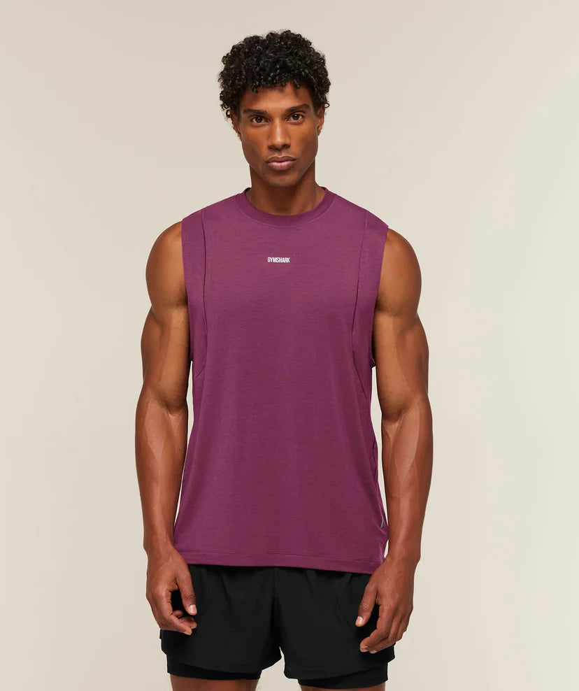 GYMSHARK - Running Boxy Tank