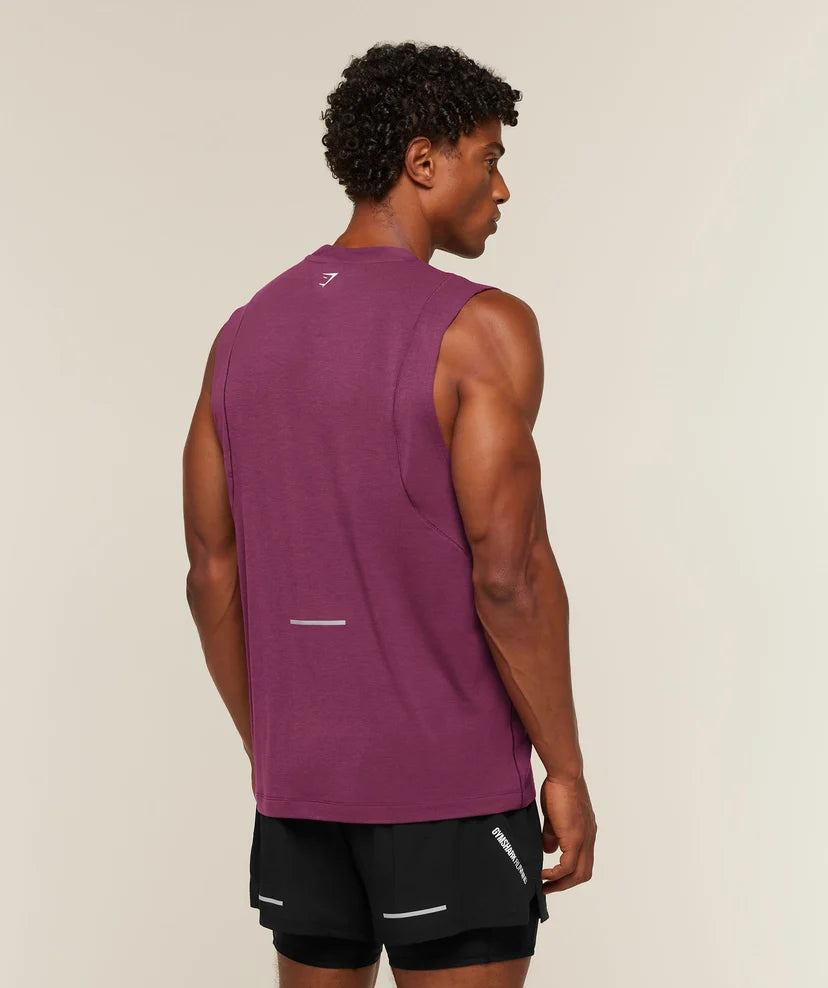 GYMSHARK - Running Boxy Tank