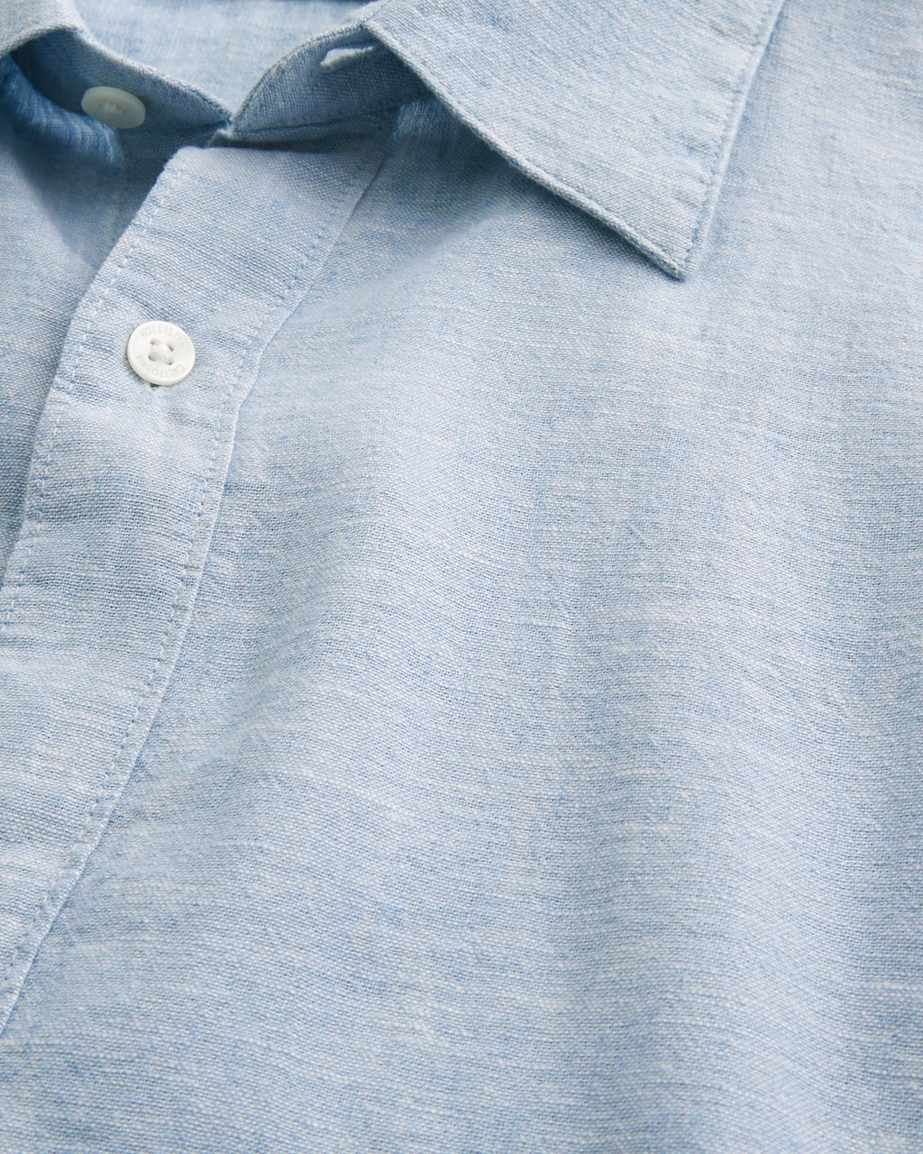 Hollister - Linen-Blend Button-Through Shirt