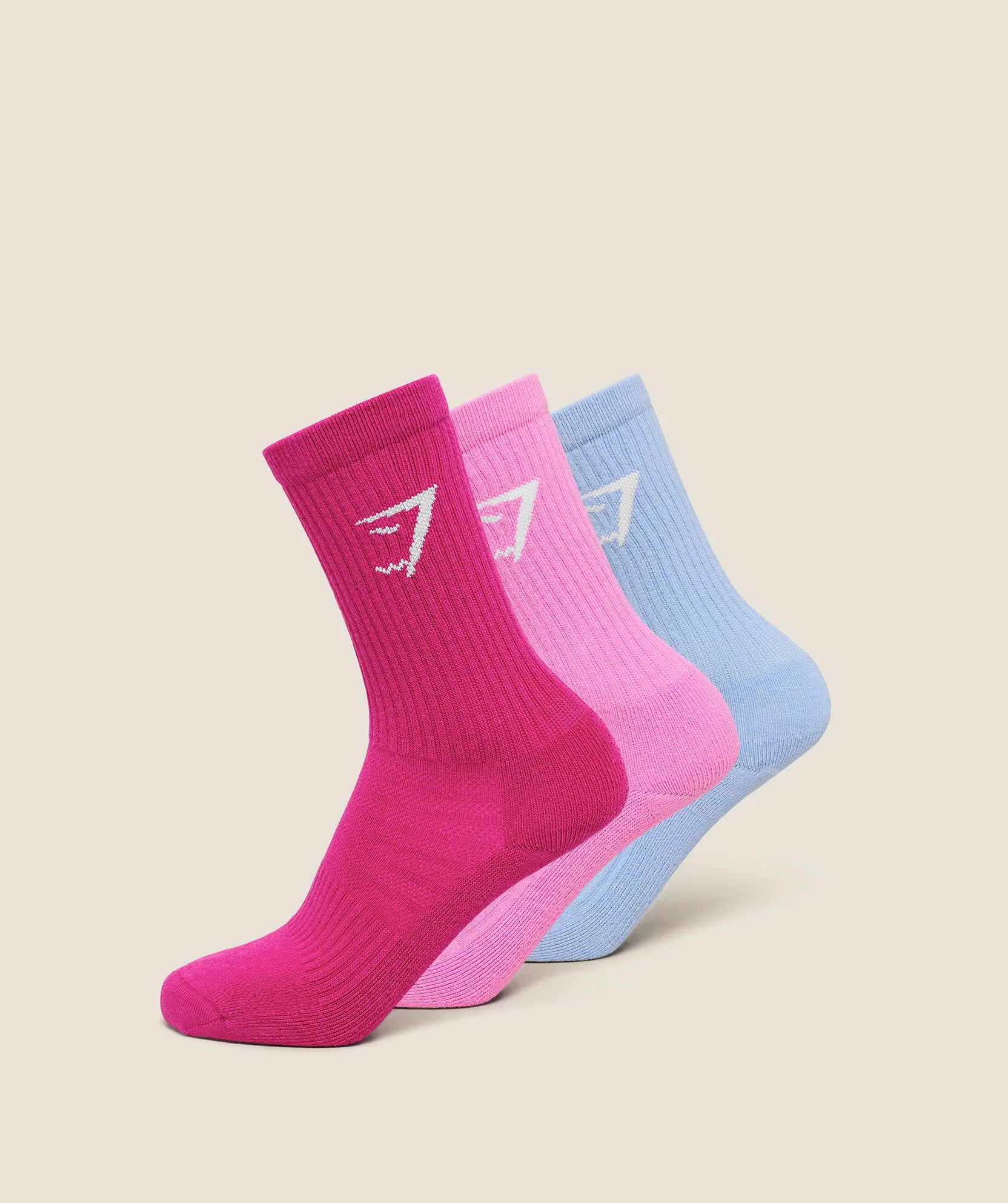 GYMSHARK - Crew Socks 3pk